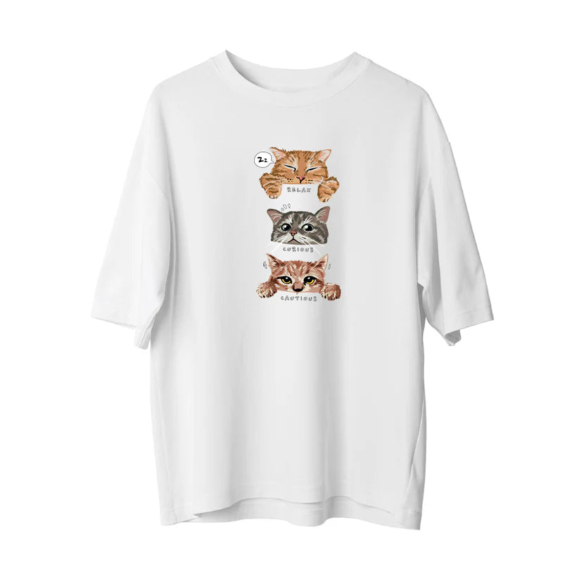 Mood Cat - Oversize T-Shirt