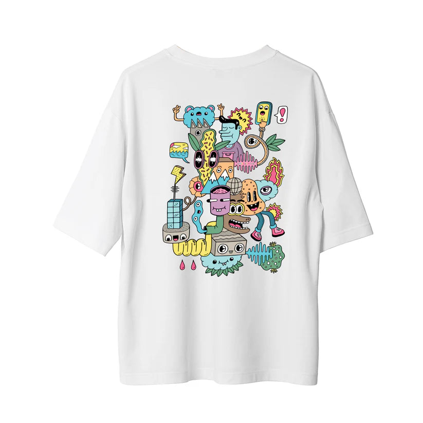 Candlemix - Oversize T-Shirt Back