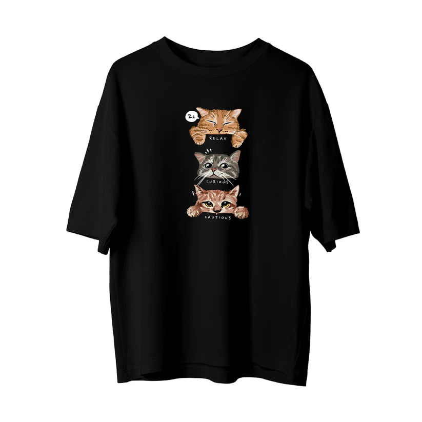 Mood Cat - Oversize T-Shirt