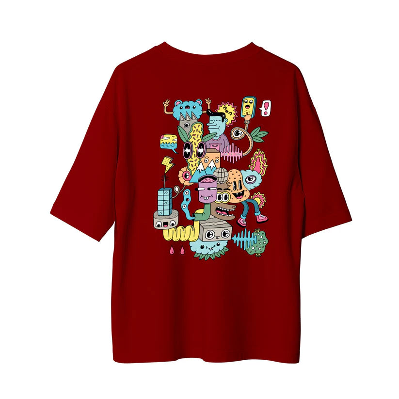 Candlemix - Oversize T-Shirt Back