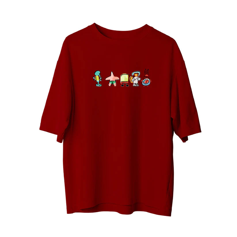 Sponge Family - Oversize T-Shirt