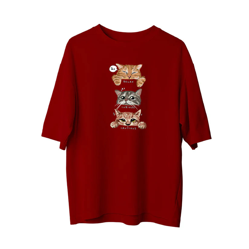 Mood Cat - Oversize T-Shirt