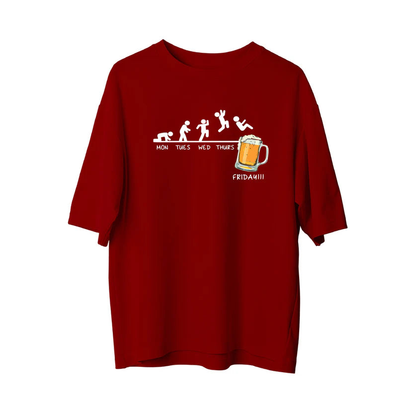 Friday Beer - Oversize T-Shirt